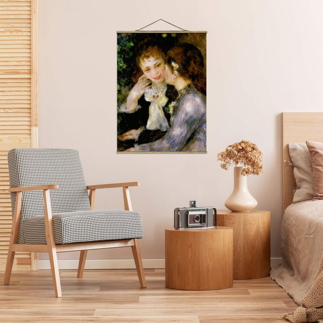 Foto su tessuto da parete con bastone - Auguste Renoir - Confessions - Verticale 4:3
