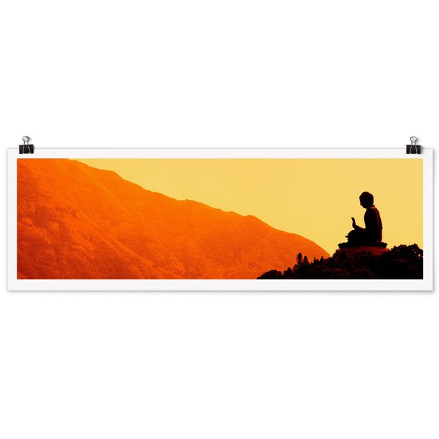 Poster - Riposo Buddha - Panorama formato orizzontale