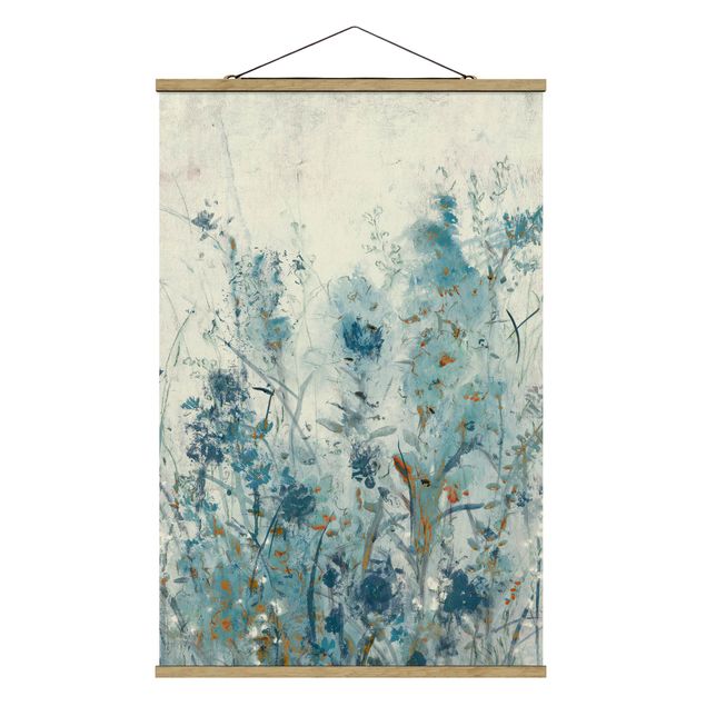 Foto su tessuto da parete con bastone - Blue Spring Meadow II - Verticale 3:2