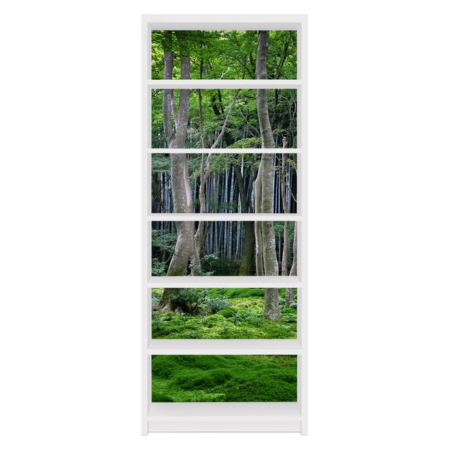 Carta adesiva per mobili IKEA - Billy Libreria - Japanese Forest