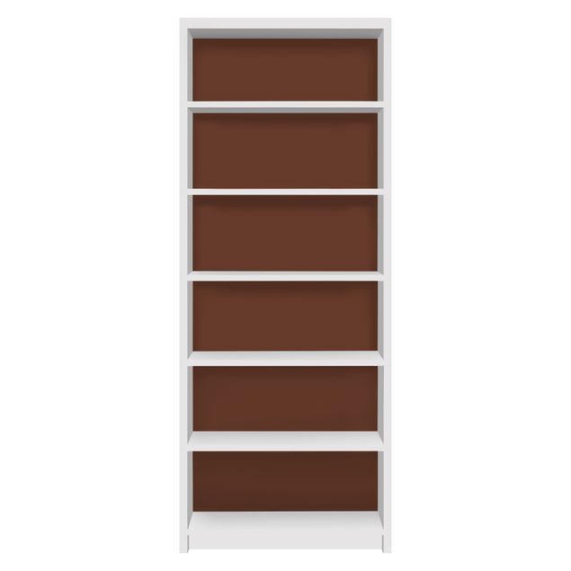 Carta adesiva per mobili IKEA - Billy Libreria - Colour Chocolate
