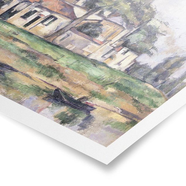 Poster - Paul Cézanne - rive della Marna - Orizzontale 3:4
