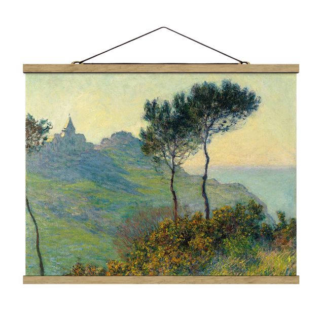 Foto su tessuto da parete con bastone - Claude Monet - Varengeville Evening Sun - Orizzontale 3:4