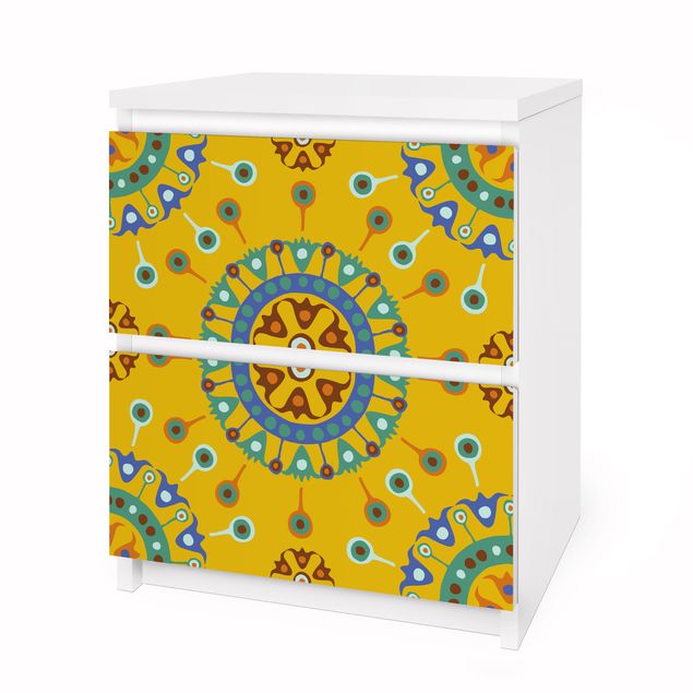 Carta adesiva per mobili IKEA - Malm Cassettiera 2xCassetti - Wayuu Design