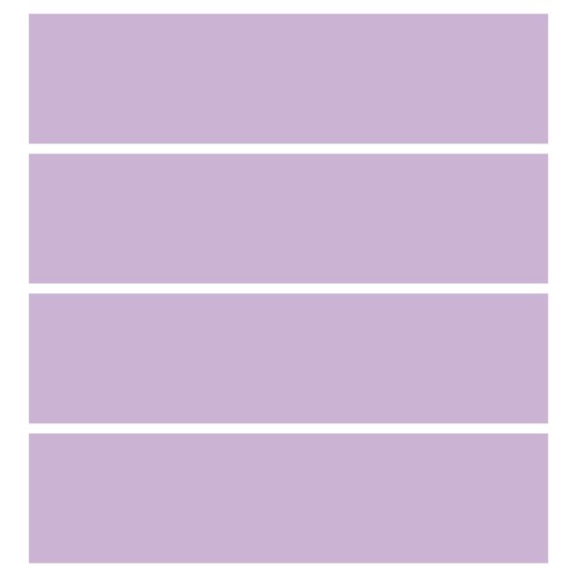 Carta adesiva per mobili IKEA - Malm Cassettiera 4xCassetti - Colour Lavender