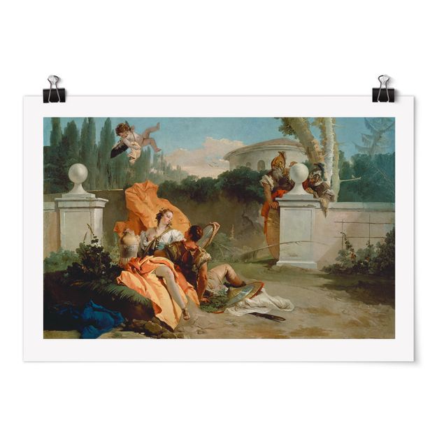 Poster - Giovanni Battista Tiepolo - Rinaldo e Armida - Orizzontale 2:3