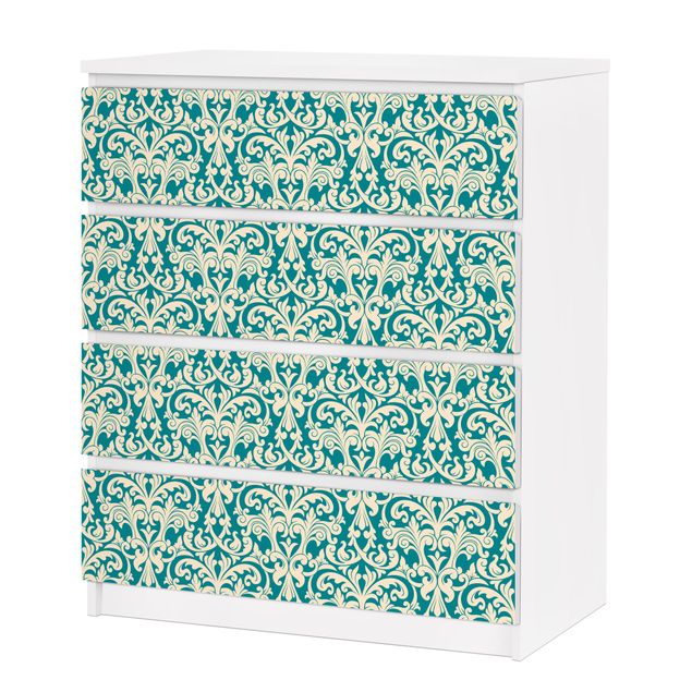Carta adesiva per mobili IKEA - Malm Cassettiera 4xCassetti - The 12 Muses - Aoide
