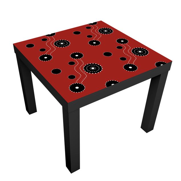 Carta adesiva per mobili IKEA - Lack Tavolino Aboriginal Ornament