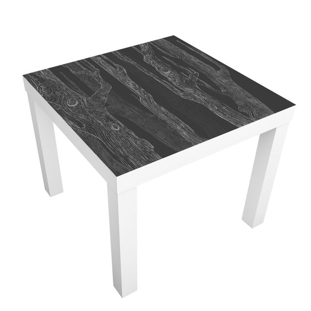 Carta adesiva per mobili IKEA - Lack Tavolino No.MW20 living forest anthracite gray