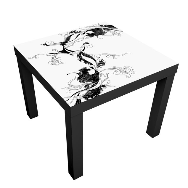 Carta adesiva per mobili IKEA - Lack Tavolino Tendril in ink