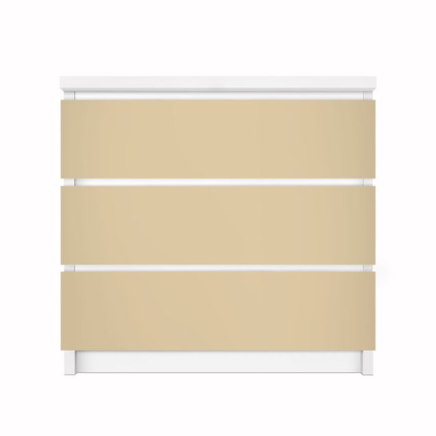 Carta adesiva per mobili IKEA - Malm Cassettiera 3xCassetti - Colour Light Brown