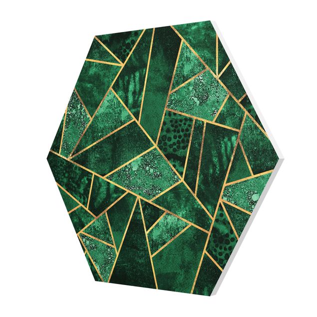 Esagono in forex - Dark Emerald con oro