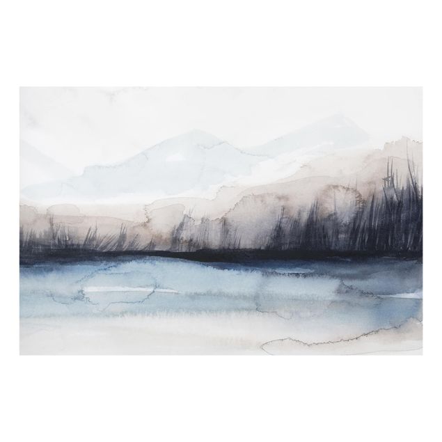 Paraschizzi in vetro - Lakeside With Mountains I