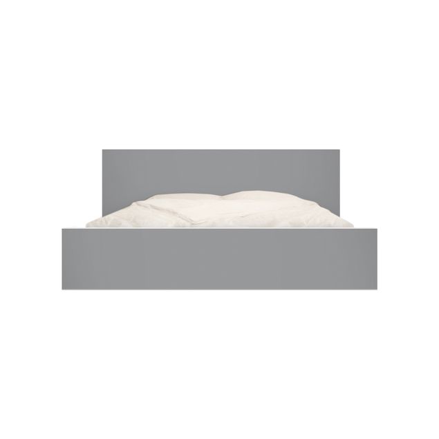 Carta adesiva per mobili IKEA - Malm Letto basso 140x200cm Colour Cool Grey