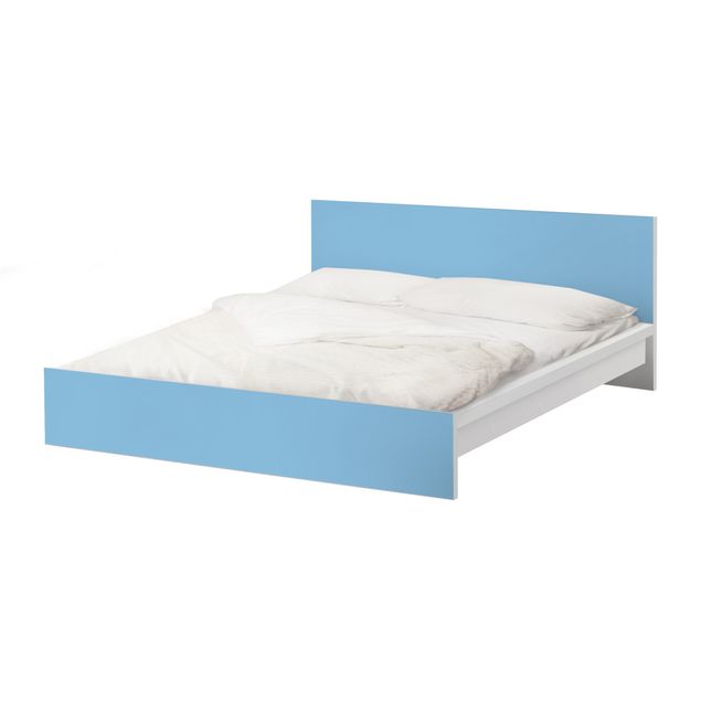 Carta adesiva per mobili IKEA - Malm Letto basso 140x200cm Colour Light Blue