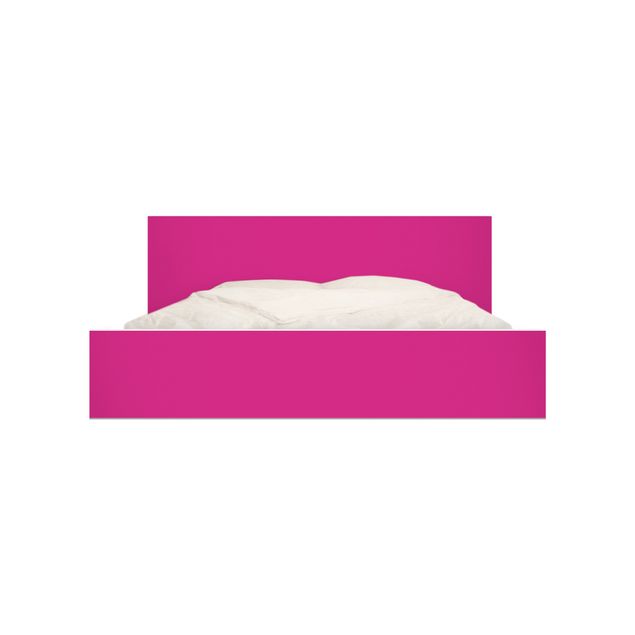 Carta adesiva per mobili IKEA - Malm Letto basso 140x200cm Colour Pink