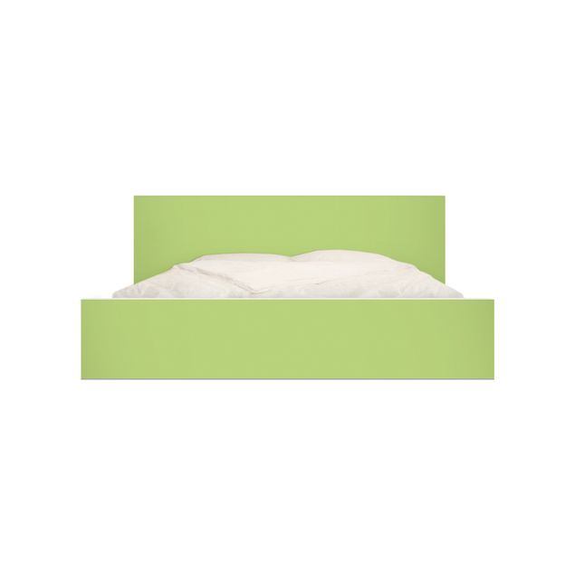 Carta adesiva per mobili IKEA - Malm Letto basso 140x200cm Colour Spring Green