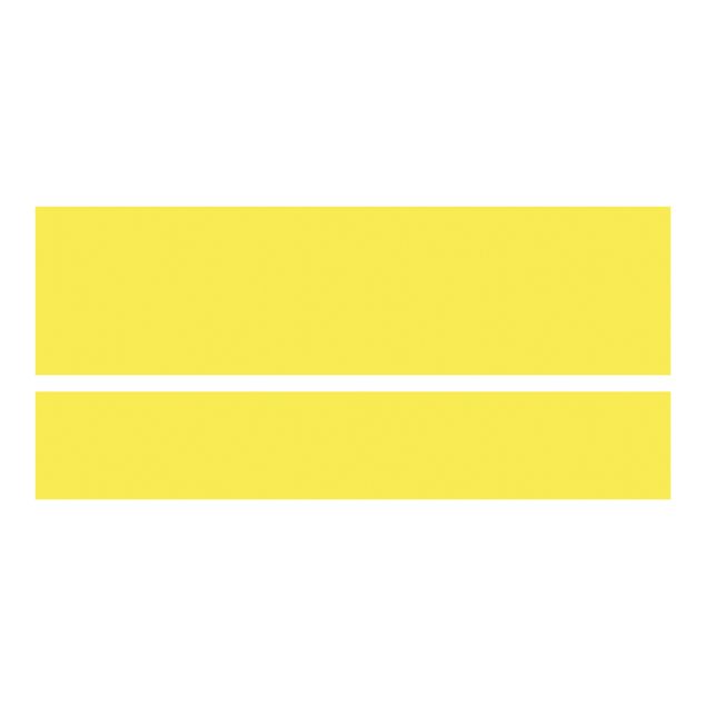 Carta adesiva per mobili IKEA - Malm Letto basso 160x200cm Colour Lemon Yellow