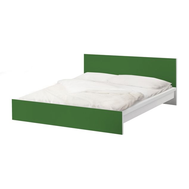 Carta adesiva per mobili IKEA - Malm Letto basso 180x200cm Colour Dark Green
