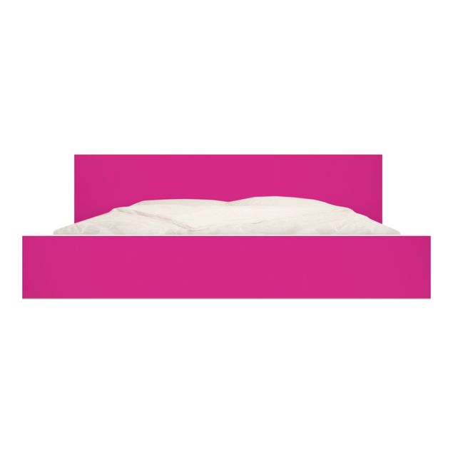 Carta adesiva per mobili IKEA - Malm Letto basso 180x200cm Colour Pink