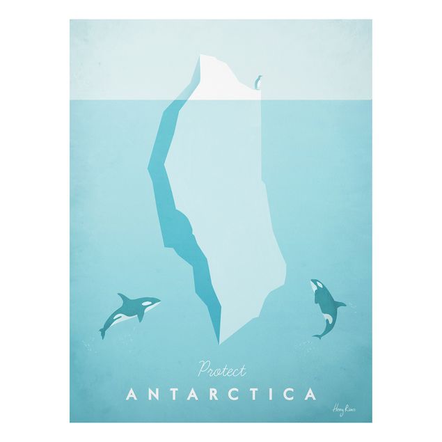 Stampa su Forex - Poster di viaggio - Antartide - Verticale 4:3
