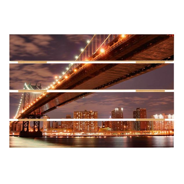 Stampa su legno - Manhattan Bridge - Orizzontale 2:3