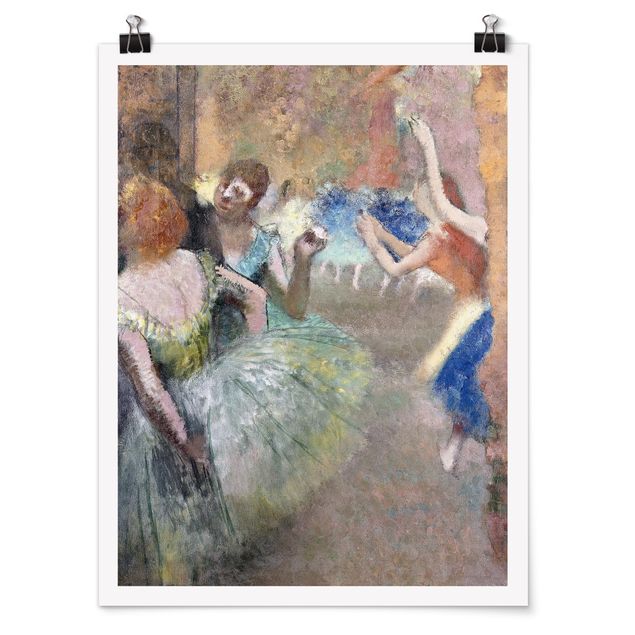 Poster - Edgar Degas - Scene Ballet - Verticale 4:3