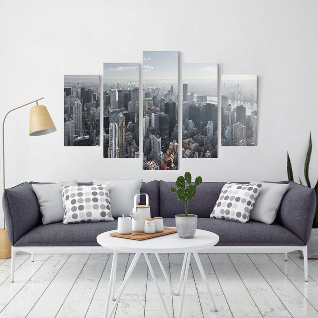 Quadri moderni per soggiorno Upper Manhattan New York City