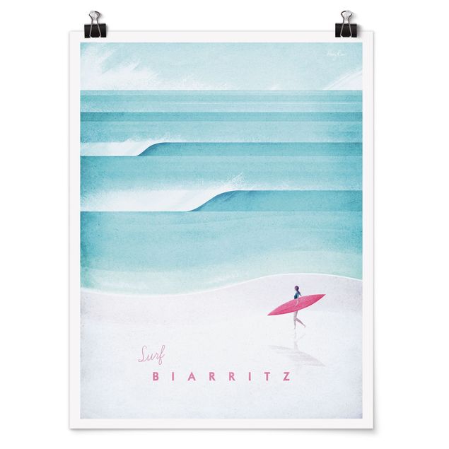 Poster - Poster TRAVEL - Biarritz - Verticale 4:3