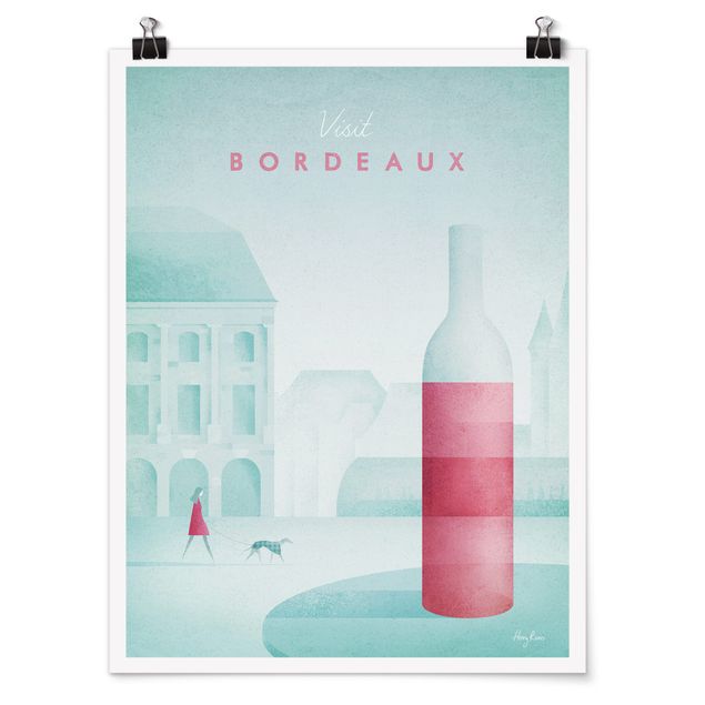 Poster - Poster viaggio - Bordeaux - Verticale 4:3