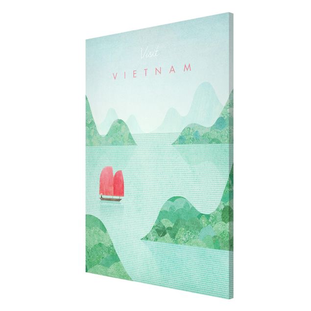 Lavagna magnetica - Poster di viaggio - Vietnam