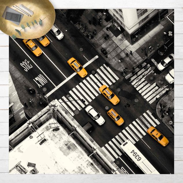 Tappeto per terrazzo esterno Taxi di New York