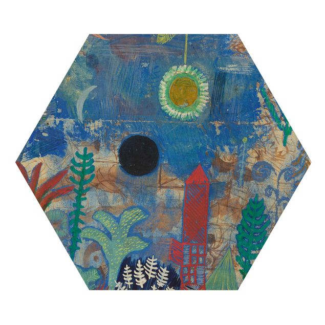 Esagono in legno - Paul Klee - Sunken Paesaggio