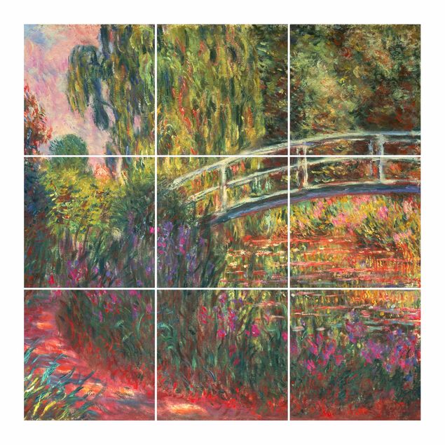 Adesivi per piastrelle con immagine - Claude Monet - Ponte di giapponese di Giverny