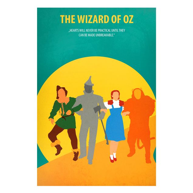 Lavagna magnetica - Poster del film Il Mago di Oz - Formato verticale 2:3