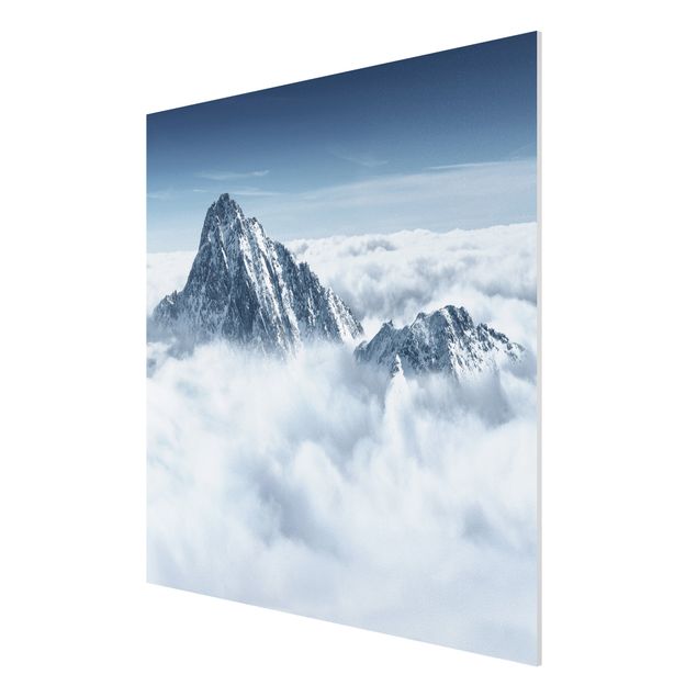 Quadro in forex - The Alps Above The Clouds - Quadrato 1:1