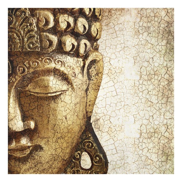 Quadro in forex - Vintage Buddha - Quadrato 1:1