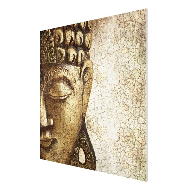 Quadro in forex - Vintage Buddha - Quadrato 1:1