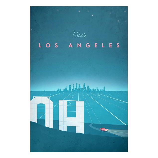 Lavagna magnetica - Poster Travel - Los Angeles - Formato verticale 2:3