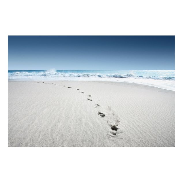 Quadro in forex - Footprints in the sand - Orizzontale 3:2