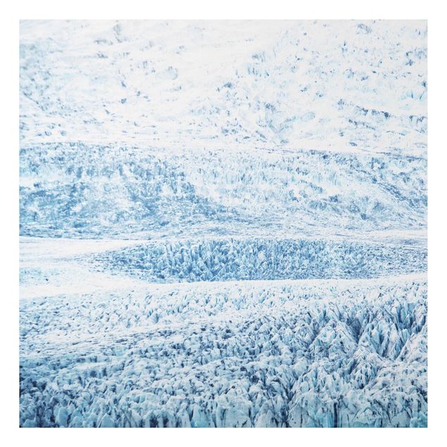 Stampa su alluminio - Fantasia glaciale islandese