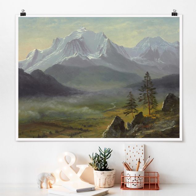 Albert Bierstadt Albert Bierstadt - Monte Bianco