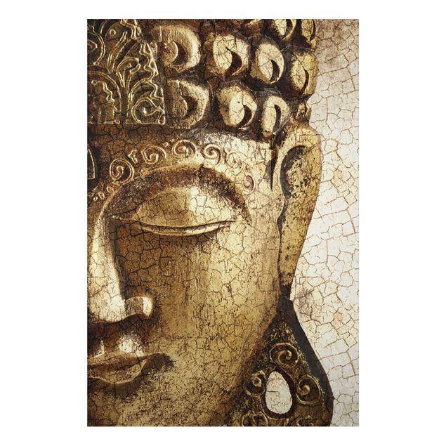 Quadro in alluminio - Vintage Buddha