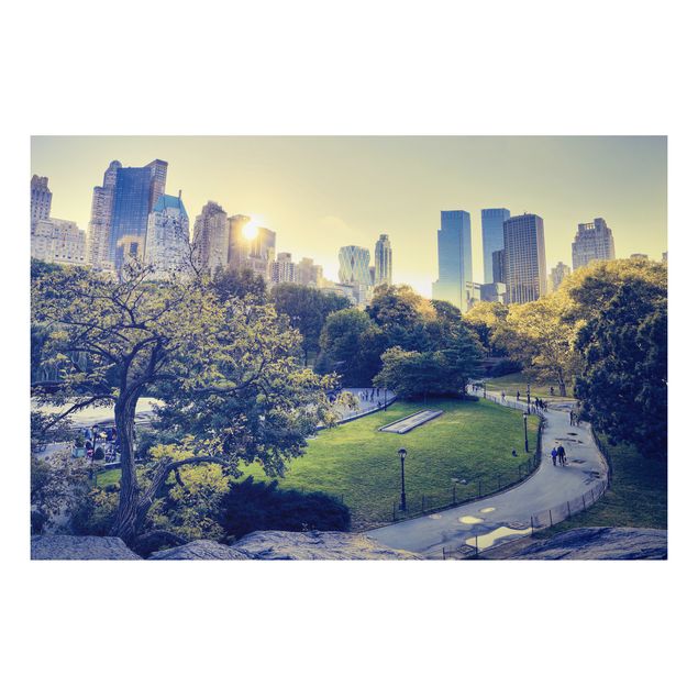 Quadro in alluminio - Peaceful Central Park