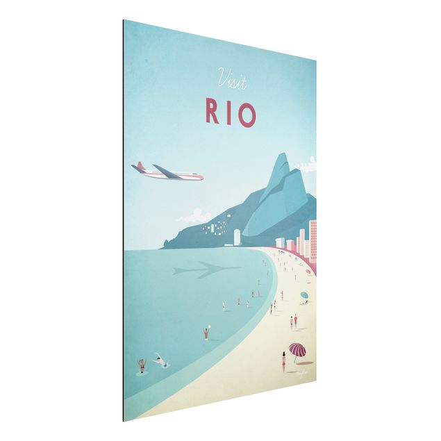 Stampa su alluminio - Poster Travel - Rio De Janeiro - Verticale 4:3