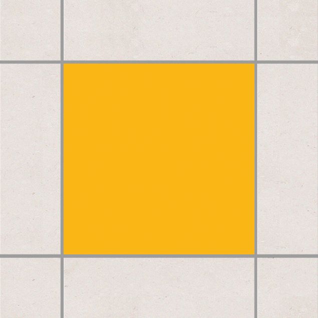 Adesivo per piastrelle - Colour Melon Yellow 25cm x 20cm