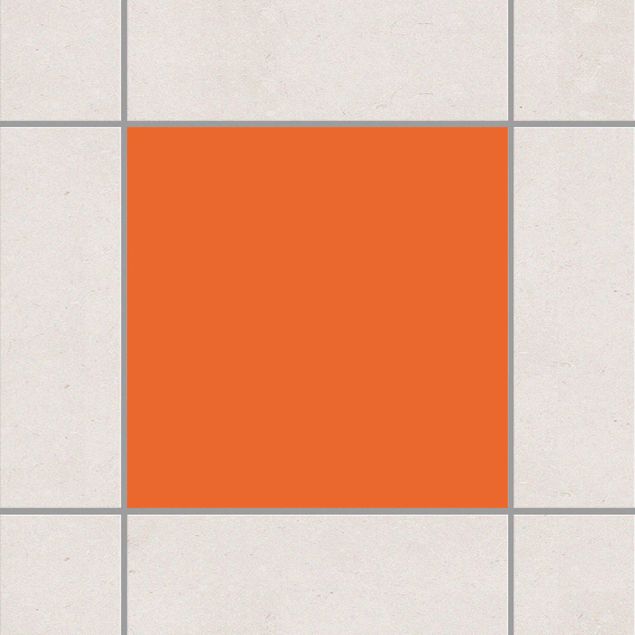 Adesivo per piastrelle - Colour Orange 25cm x 20cm