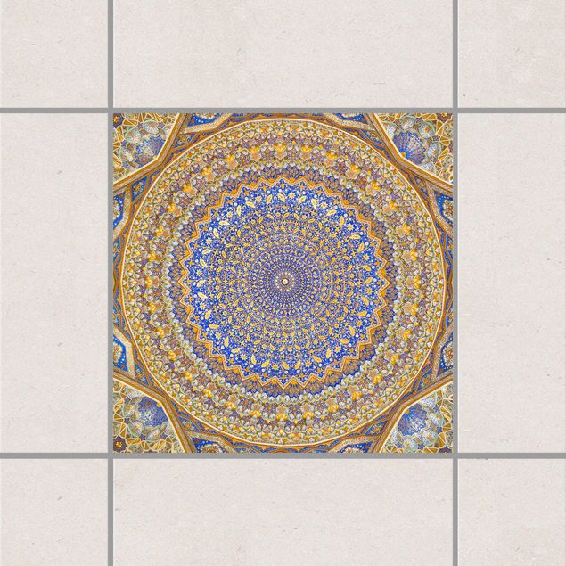 Adesivo per piastrelle - Dome of the Mosque 25cm x 20cm