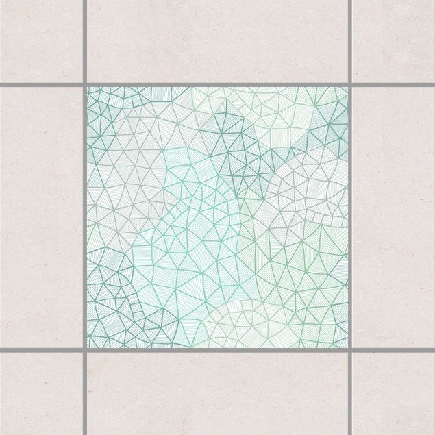 Adesivo per piastrelle - Fine cobweb 25cm x 20cm