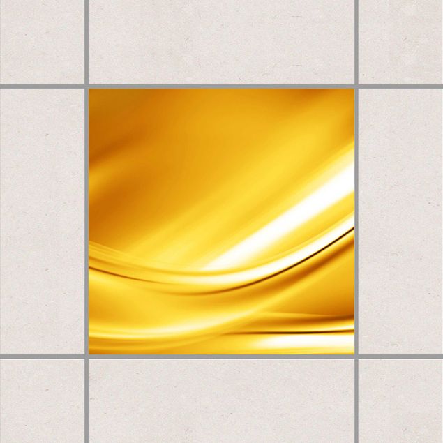 Adesivo per piastrelle - Golden Glow 25cm x 20cm